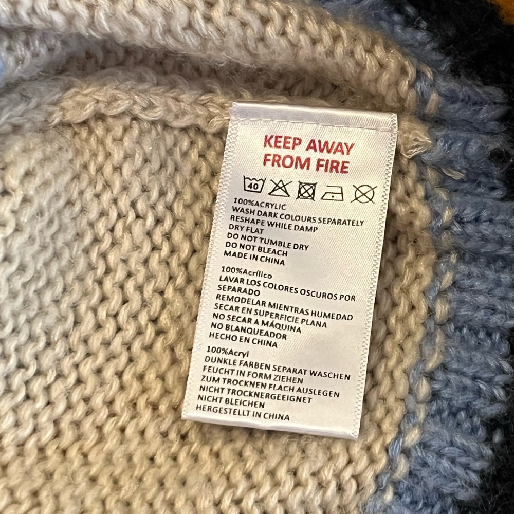 Urban Outfitters | Bobby Boyfriend Striped Crew-Neck Sweater Medium | Y2K Vibes - Picture 5 of 6